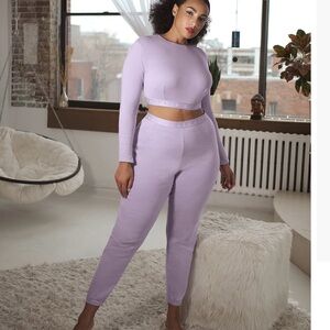 Savage X Fenty Light Purple Jogger Set